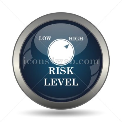 Risk level icon for website – Risk level stock image - Icons for website