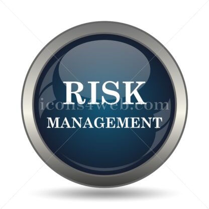 Risk management icon for website – Risk management stock image - Icons for website