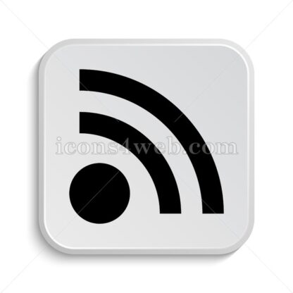 Rss sign icon design – Rss sign button design. - Icons for website