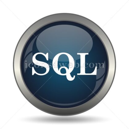 SQL icon for website – SQL stock image - Icons for website
