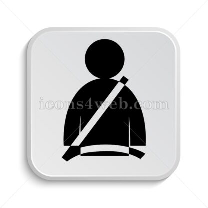 Safety belt icon design – Safety belt button design. - Icons for website