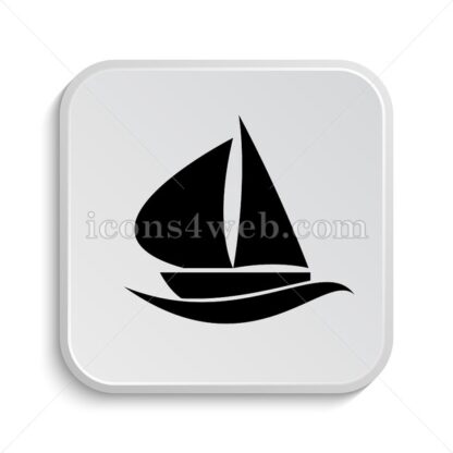Sailboat icon design – Sailboat button design. - Icons for website