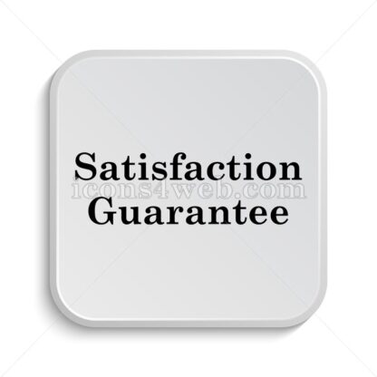 Satisfaction guarantee icon design – Satisfaction guarantee button design. - Icons for website