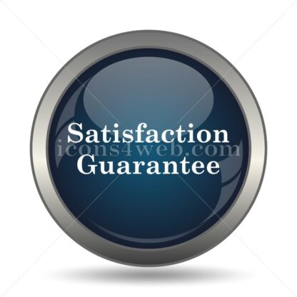 Satisfaction guarantee icon for website – Satisfaction guarantee stock image - Icons for website