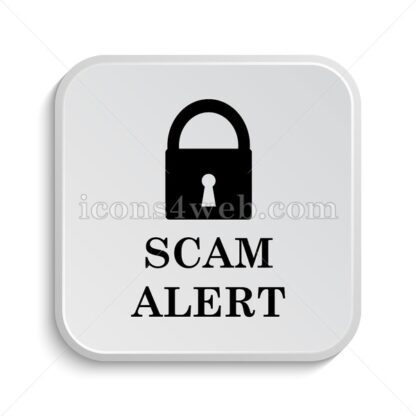 Scam Alert icon design – Scam Alert button design. - Icons for website