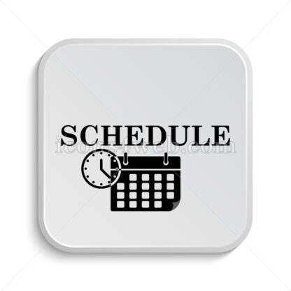 Schedule icon design – Schedule button design. - Icons for website