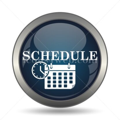 Schedule icon for website – Schedule stock image - Icons for website