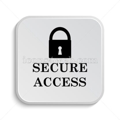 Secure access icon design – Secure access button design. - Icons for website
