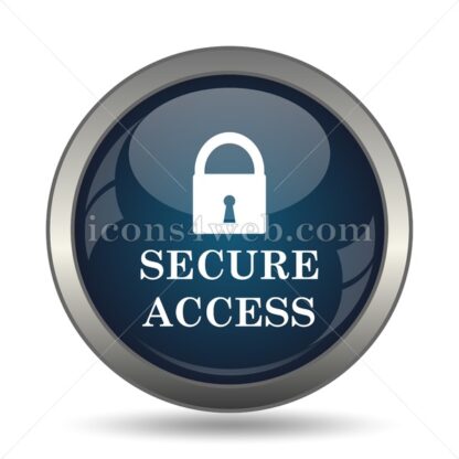 Secure access icon for website – Secure access stock image - Icons for website