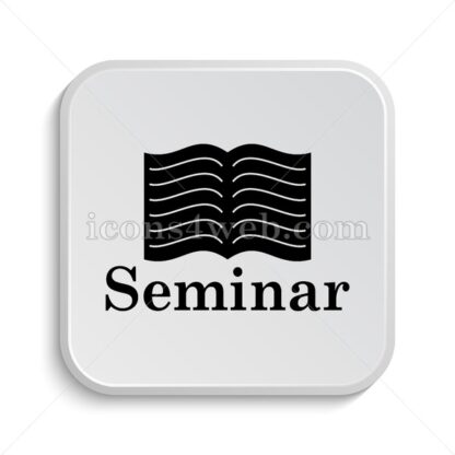 Seminar icon design – Seminar button design. - Icons for website