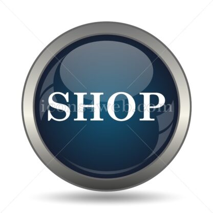 Shop icon for website – Shop stock image - Icons for website