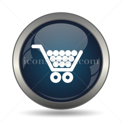 Shopping cart icon for website – Shopping cart stock image - Icons for website