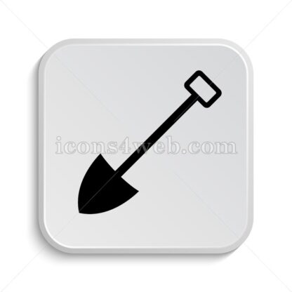 Shovel icon design – Shovel button design. - Icons for website