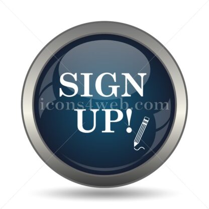 Sign up icon for website – Sign up stock image - Icons for website