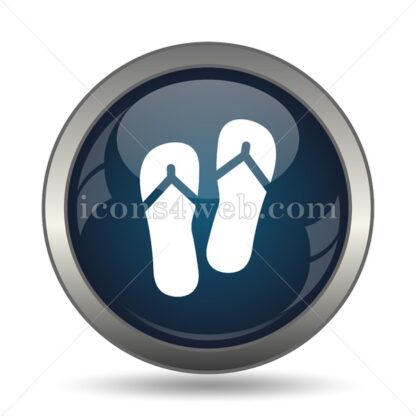 Slippers icon for website – Slippers stock image - Icons for website