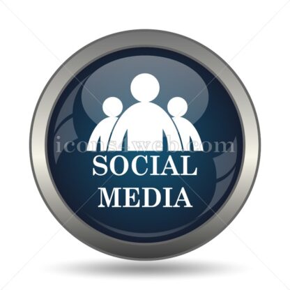 Social media icon for website – Social media stock image - Icons for website