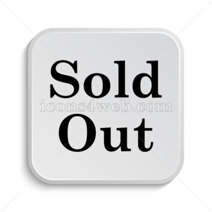 Sold out icon design – Sold out button design. - Icons for website