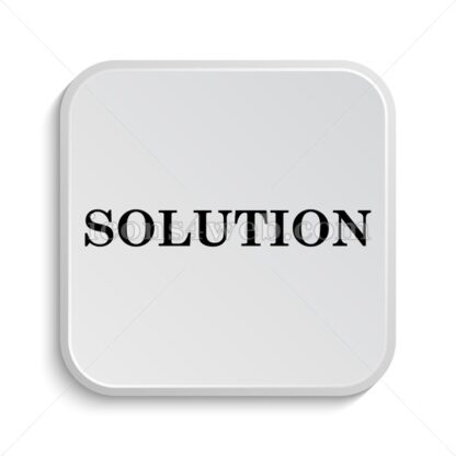 Solution icon design – Solution button design. - Icons for website
