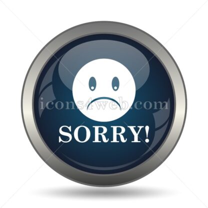Sorry icon for website – Sorry stock image - Icons for website