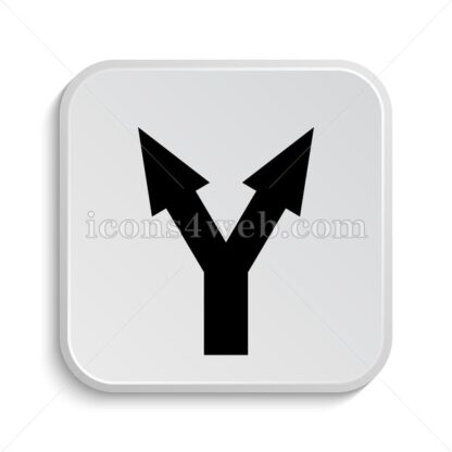 Split arrow icon design – Split arrow button design. - Icons for website