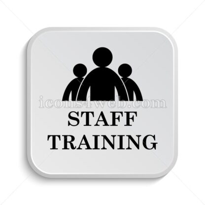 Staff training icon design – Staff training button design. - Icons for website