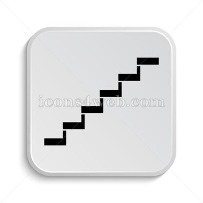 Stairs icon design – Stairs button design. - Icons for website