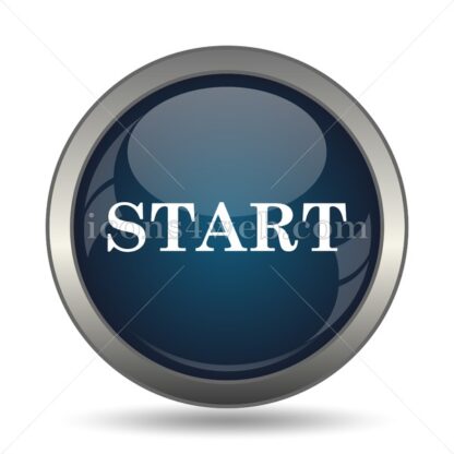 Start icon for website – Start stock image - Icons for website