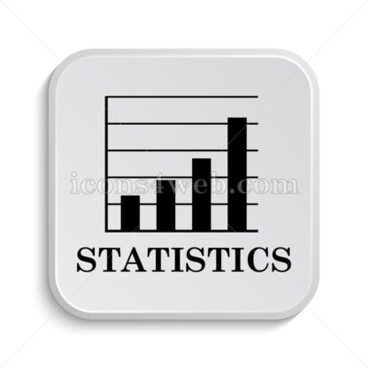 Statistics icon design – Statistics button design. - Icons for website