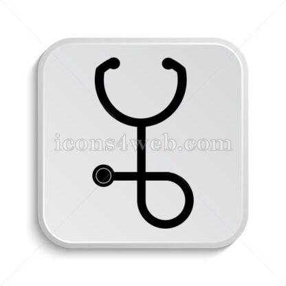 Stethoscope icon design – Stethoscope button design. - Icons for website