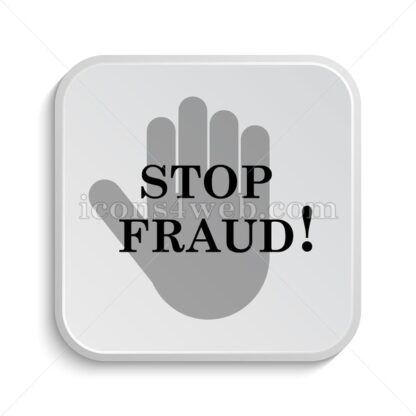 Stop fraud icon design – Stop fraud button design. - Icons for website