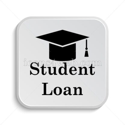 Student loan icon design – Student loan button design. - Icons for website