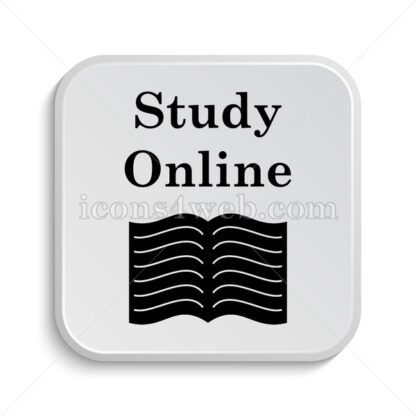 Study online icon design – Study online button design. - Icons for website