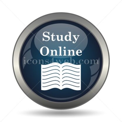 Study online icon for website – Study online stock image - Icons for website