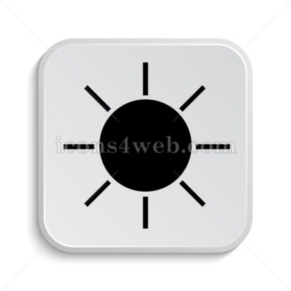 Sun icon design – Sun button design. - Icons for website
