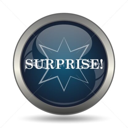 Surprise icon for website – Surprise stock image - Icons for website