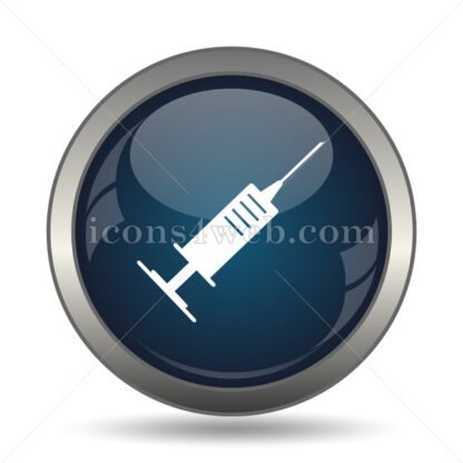 Syringe icon for website – Syringe stock image - Icons for website