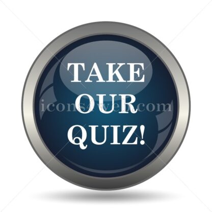 Take our quiz icon for website – Take our quiz stock image - Icons for website
