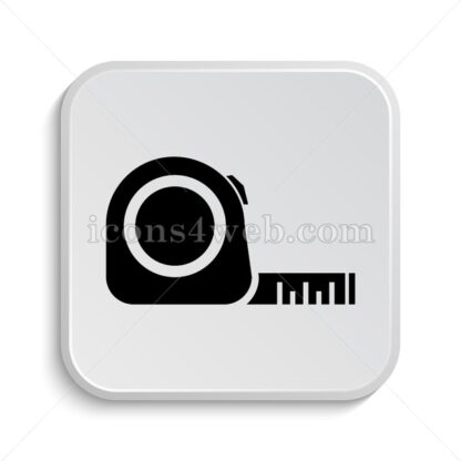 Tape measure icon design – Tape measure button design. - Icons for website