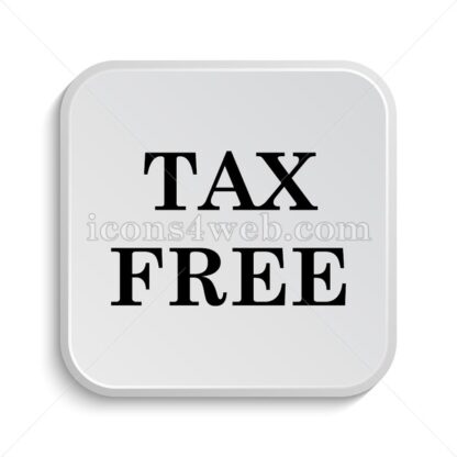 Tax free icon design – Tax free button design. - Icons for website