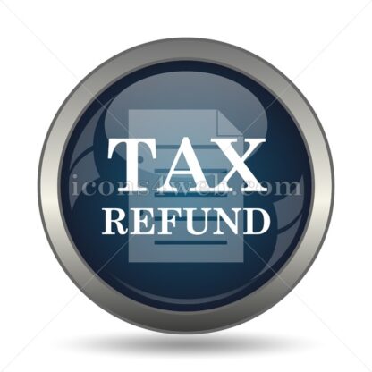 Tax refund icon for website – Tax refund stock image - Icons for website