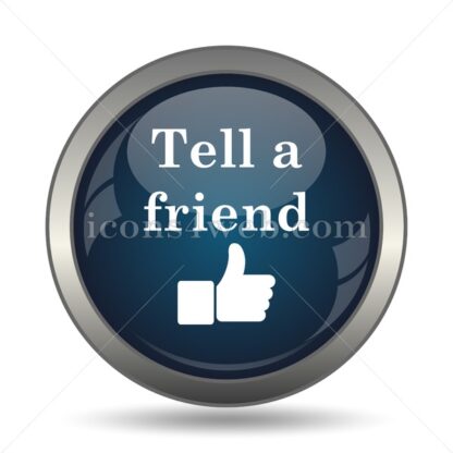 Tell a friend icon for website – Tell a friend stock image - Icons for website