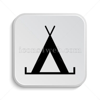 Tent icon design – Tent button design. - Icons for website
