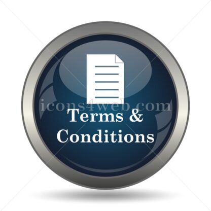 Terms and conditions icon for website – Terms and conditions stock image - Icons for website