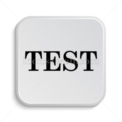Test icon design – Test button design. - Icons for website