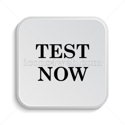 Test now icon design – Test now button design. - Icons for website