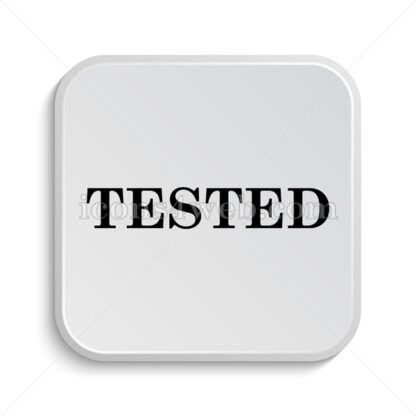 Tested icon design – Tested button design. - Icons for website