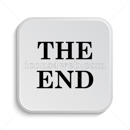 The End icon design – The End button design. - Icons for website