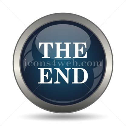 The End icon for website – The End stock image - Icons for website