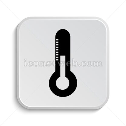 Thermometer icon design – Thermometer button design. - Icons for website
