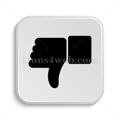 Thumb down icon design – Thumb down button design. - Icons for website